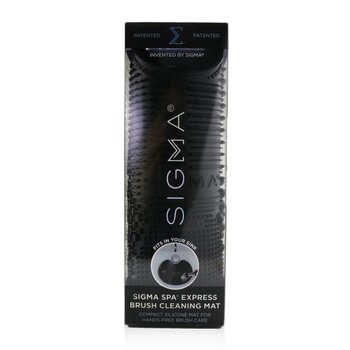 Sigma Beauty Spa Express毛刷清潔墊-黑色 (Spa Express Brush Cleaning Mat - Black)