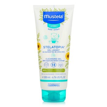 Mustela 隱形眼鏡清潔凝膠-特應性皮膚 (Stelatopia Cleansing Gel - For Atopic-Prone Skin)