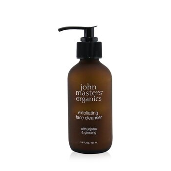 John Masters Organics 荷荷巴和人參去角質潔面乳 (Exfoliating Face Cleanser With Jojoba & Ginseng)