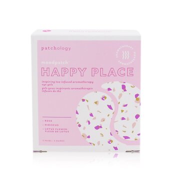 Moodpatch - Happy Place Inspiring Tea-Infused Aromatherapy Eye Gels (玫瑰+芙蓉+蓮花) (Moodpatch - Happy Place Inspiring Tea-Infused Aromatherapy Eye Gels (Rose+Hibiscus+Lotus Flower))
