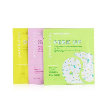 Moodpatch - Current Mood Tea-Infused Eye Gel 三件套:(Perk Up、Happy Place、Down Time)