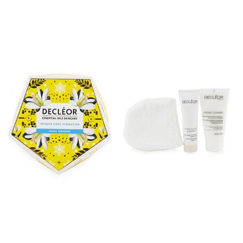 Decleor Infinite First Hydration Neroli Bigarade禮品套裝：香熏清潔卸妝慕斯＋水潤花香潤膚霜+清潔手套 (Infinite First Hydration Neroli Bigarade Gift Set: Aroma Cleanse Cleansing Mousse+ Hydra Floral Light Cream+ Cleansing Glove)