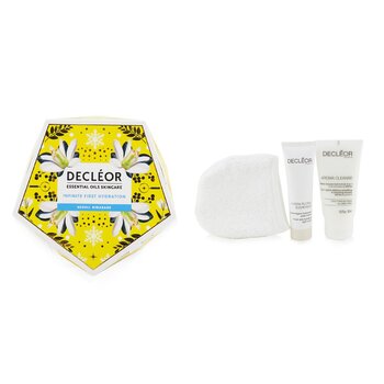 Decleor Infinite First Hydration Neroli Bigarade 禮品套裝：Aroma Cleanse Cleansing Mousse+ Hydra Floral Light Cream+ Cleansing Glove (Infinite First Hydration Neroli Bigarade Gift Set: Aroma Cleanse Cleansing Mousse+ Hydra Floral Light Cream+ Cleansing Glove)