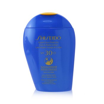 Shiseido Expert Sun Protector SPF 30 UVA 面部和身體乳液（隱形、高保護和非常防水） (Expert Sun Protector SPF 30 UVA Face & Body Lotion (Turns Invisible, High Protection & Very Water-Resistant))