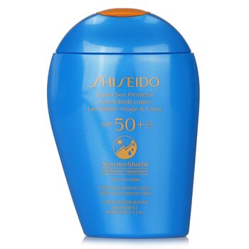 Shiseido Expert Sun Protector SPF 50+UVA 面部和身體乳液（隱形，非常高的保護，非常防水） (Expert Sun Protector SPF 50+UVA Face & Body Lotion (Turns Invisible, Very High Protection, Very Water-Resistant))