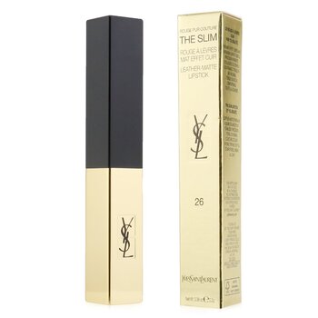 Yves Saint Laurent Rouge Pur Couture 修身皮革啞光唇膏 - # 26 Rouge Mirage (Rouge Pur Couture The Slim Leather Matte Lipstick - # 26 Rouge Mirage)