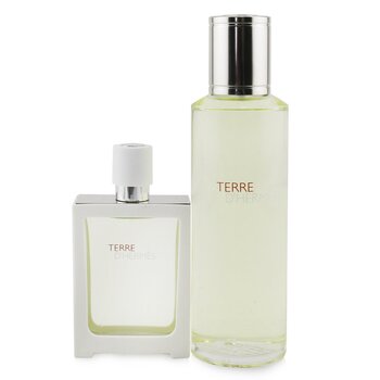 Terre D'Hermes Eau Tres Fraiche Coffret: 淡香水噴霧 30ml/1oz + 補充裝 125ml/4.2oz