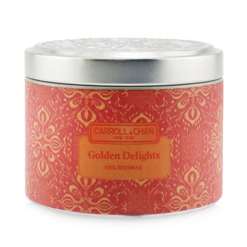 100% 蜂蠟錫蠟燭 - Golden Delights (100% Beeswax Tin Candle - Golden Delights)
