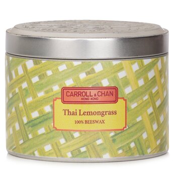 100% 蜂蠟錫蠟燭 - 泰國檸檬草 (100% Beeswax Tin Candle - Thai Lemongrass)