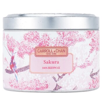 The Candle Company (Carroll & Chan) 100% 蜂蠟錫蠟燭 - 櫻花 (100% Beeswax Tin Candle - Sakura)