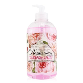 Romantica 令人振奮的手部和麵部皂，含 Rosa Canina - 佛羅倫薩玫瑰和牡丹 (Romantica Exhilarating Hand & Face Soap With Rosa Canina - Florentine Rose & Peony)