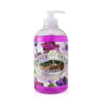 Dolce Vivere 純素皂液 - Portofino -Flax, Rose Water & Marine Lily (Dolce Vivere Vegan Liquid Soap - Portofino -Flax, Rose Water & Marine Lily)