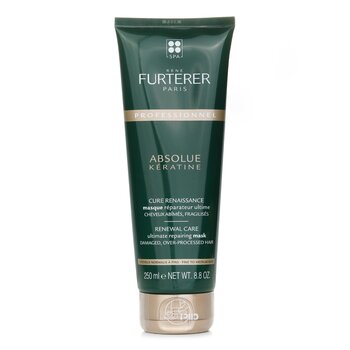 Rene Furterer Absolue Kèratine Renewal Care Ultimate Repairing Mask - Damaged, Over-Processed Fine to Medium Hair (Salon Product)