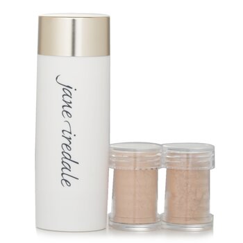 Jane Iredale Powder Me 可填充刷子（1x 刷子，2x 填充物）-裸色 (Powder Me Refillable Brush (1x Brush, 2x Refills) - Nude)