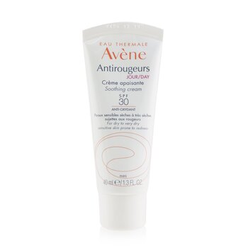 Avene Antirougeurs DAY 舒緩霜 SPF 30 - 適用於乾性至極乾性敏感肌膚，容易發紅 (Antirougeurs DAY Soothing Cream SPF 30 - For Dry to Very Dry Sensitive Skin Prone to Redness)