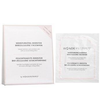 WONDERSTRIPES Moisturizing Booster 生物纖維素面膜 (Moisturizing Booster Biocellulose Facemask)