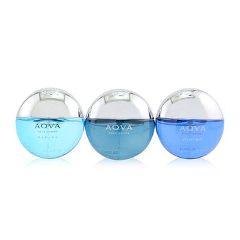 Aqva Pour Homme Coffret: Aqva Eau De Toilette + Aqva Marine Eau De Toilette + Aqva Atlantiqve Eau De Toilette