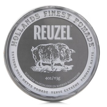 Reuzel Extreme Hold Matte Pomade（極端保持，無光澤，水溶性） (Extreme Hold Matte Pomade (Extreme Hold, No Shine, Water Soluble))