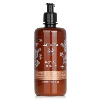 Apivita 皇家蜂蜜精油沐浴乳 - Ecopack (Royal Honey Creamy Shower Gel With Essential Oils - Ecopack)