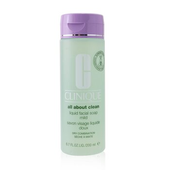 Clinique All About Clean Liquid Facial Soap 溫和 - 乾性混合性皮膚 (All About Clean Liquid Facial Soap Mild - Dry Combination Skin)