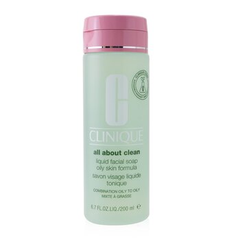 Clinique All About Clean Liquid Facial Soap 油性皮膚配方 - 混合油性至油性皮膚 (All About Clean Liquid Facial Soap Oily Skin Formula - Combination Oily to Oily Skin)