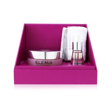 Pro-Collagen Rose 二重奏:玫瑰卸妝膏 100g+ 玫瑰面部油 15ml+ 奢華卸妝布