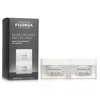 Filorga 時間填充二重奏組:2x 時間填充絕對抗皺修護霜 50ml (Time-Filler Duo Set: 2x Time-Filler Absolute Wrinkle Correction Cream 50ml)