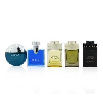 The Men's Gift Collection: Man In Black EDP, Man Wood Essence EDP, Man Wood Neroli EDP, Aqva EDT, Blv EDT