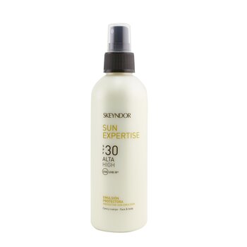 SKEYNDOR Sun Expertise 面部和身體防護防曬乳液 SPF 30（適用於所有皮膚類型和防水） (Sun Expertise Protective Face & Body Sun Emulsion SPF 30 (For All Skin Types & Water-Resistant))