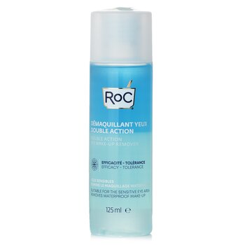 ROC 雙效眼部卸妝液 - 卸妝防水（適用於敏感眼部） (Double Action Eye Make-Up Remover - Removes Waterproof Make-Up (Suitable For The Sensitive Eye Area))