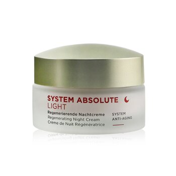 System Absolute System Anti-Aging Regenerating Night Cream Light - 適合成熟肌膚 (System Absolute System Anti-Aging Regenerating Night Cream Light - For Mature Skin)