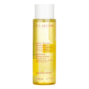 Clarins 含有蘆薈和藏紅花提取物的保濕爽膚水 - 中性至乾性皮膚 (Hydrating Toning Lotion with Aloe Vera & Saffron Flower Extracts - Normal to Dry Skin)