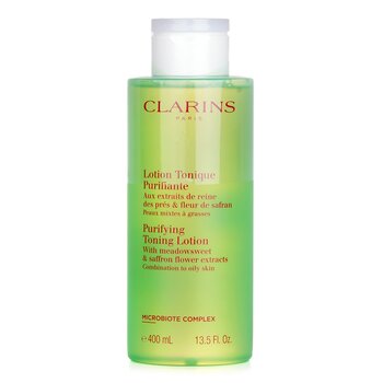 Clarins 含繡線菊和藏紅花提取物的淨化爽膚水 - 適合油性皮膚 (Purifying Toning Lotion with Meadowsweet & Saffron Flower Extracts - Combination to Oily Skin)