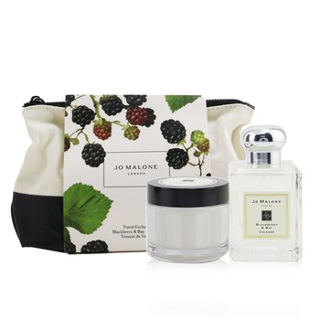 Blackberry & Bay 旅行套裝：古龍水噴霧 50ml/1.7oz + 潤膚霜 50ml/1.7oz + 小袋
