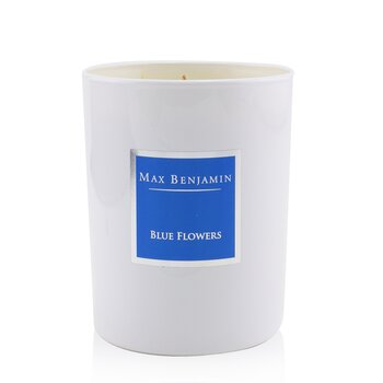 Max Benjamin 蠟燭 - 藍色花朵 (Candle - Blue Flowers)