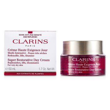 Clarins 超級修復日霜（適合非常乾燥的皮膚） (Super Restorative Day Cream (For Very Dry Skin))