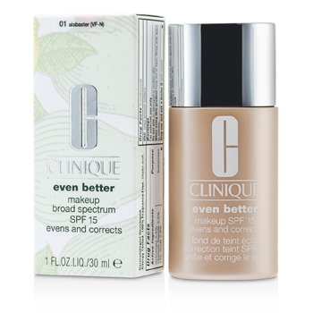 Clinique Even Better Makeup SPF15 (乾性組合至油性組合) - No. 01/ CN10 雪花石膏 (Even Better Makeup SPF15 (Dry Combination to Combination Oily) - No. 01/ CN10 Alabaster)