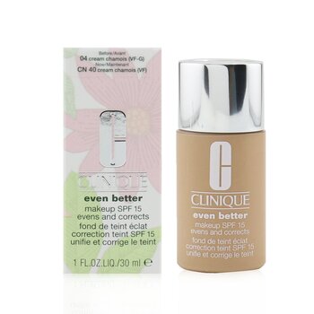 Clinique Even Better Makeup SPF15 (乾性組合至油性組合) - No. 04/ CN40 Cream Chamois (Even Better Makeup SPF15 (Dry Combination to Combination Oily) - No. 04/ CN40 Cream Chamois)