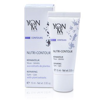 Yonka 輪廓提取物與植物提取物的輪廓-修復，滋養（針對眼睛和嘴唇） (Contours Nutri-Contour With Plant Extracts - Repairing, Nourishing (For Eyes & Lips))