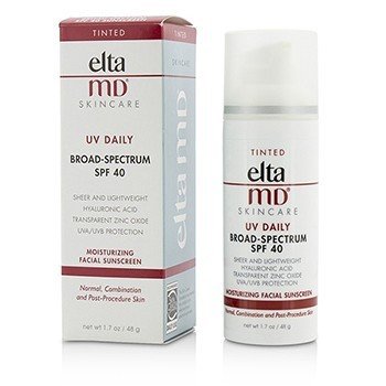 EltaMD 每日紫外線保濕面部防曬霜SPF 40-適用於正常，混合和術後皮膚-淺色 (UV Daily Moisturizing Facial Sunscreen SPF 40 - For Normal, Combination & Post-Procedure Skin - Tinted)