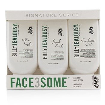 Face3Some Kit：面部保濕霜88ml +去角質潔面乳88ml +溫和的日常潔面乳88ml (Face3Some Kit: Face Moisturizer 88ml + Exfoliating Facial Cleanser 88ml + Gentle Daily Facial Cleanser 88ml)