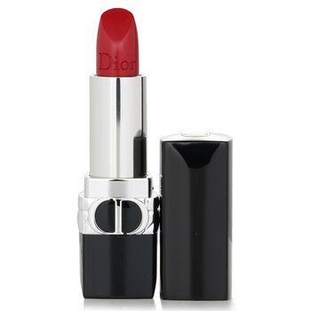 Christian Dior Rouge Dior Couture Color Refillable Lipstick - # 999 (Satin) (Rouge Dior Couture Colour Refillable Lipstick - # 999 (Satin))