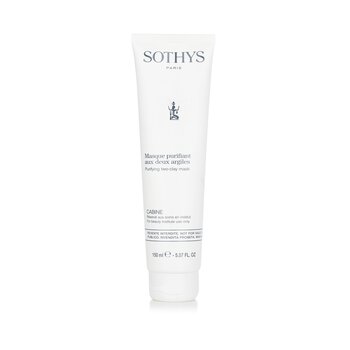 Sothys 淨化二泥面膜（沙龍尺寸） (Purifying Two-Clay Mask (Salon Size))