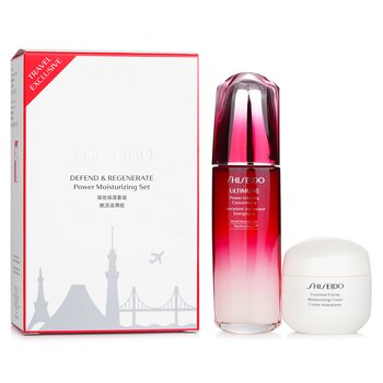 Defend & Regenerate Power 保濕套裝：Ultimune Power Infusing Concentrate N 100ml + Essential Energy Moisturizing Cream 50 ml (Defend & Regenerate Power Moisturizing Set: Ultimune Power Infusing Concentrate N 100ml + Essential Energy Moisturizing Cream 50 ml)