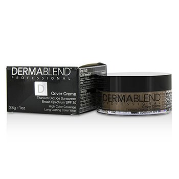 Dermablend Cover Creme廣譜SPF 30（高色彩覆蓋率）-咖啡館棕色 (Cover Creme Broad Spectrum SPF 30 (High Color Coverage) - Cafe Brown)