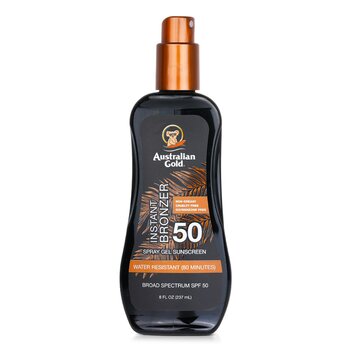 帶有Instant Bronzer的噴霧凝膠防曬霜SPF 50 (Spray Gel Sunscreen SPF 50 with Instant Bronzer)