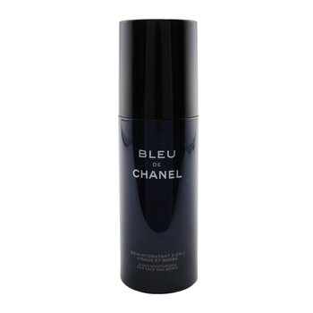 Bleu De Chanel 2合1保濕霜,適合面部和鬍鬚。