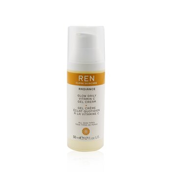 Ren 容光煥發的每日維生素C凝膠霜（適用於所有皮膚類型） (Radiance Glow Daily Vitamin C Gel Cream (For All Skin Types))