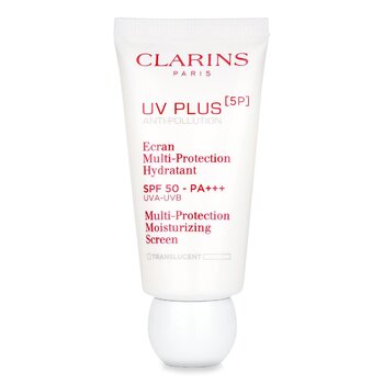 Clarins UV Plus [5P] 抗污染多重保護保濕屏幕 SPF 50 - 半透明 (UV Plus [5P] Anti-Pollution Multi-Protection Moisturizing Screen SPF 50 - Translucent)