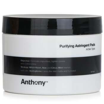 Anthony Logistics For Men 淨化收斂墊（適用於所有膚質） (Logistics For Men Purifying Astringent Pads (For All Skin Types))